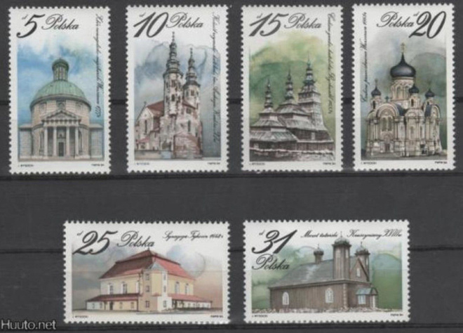 (S0153) POLAND, 1984 (Religious Buildings). MNH**