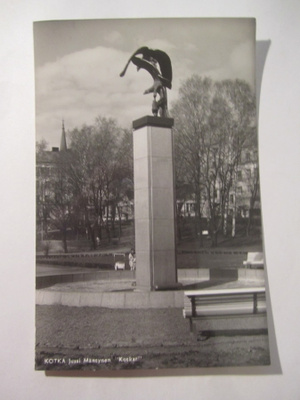 VANHA Postikortti Kotka 1950-l Alkup.Mallikappale