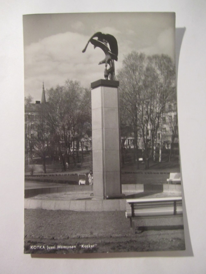 VANHA Postikortti Kotka 1950-l Alkup.Mallikappale