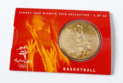 Juhlaraha Sydney Olympia Coin Collection 6 of 28 Koripallo