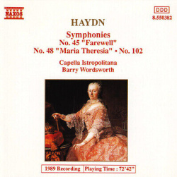 Haydn, Capella Istropolitana, Barry Wordsworth - Symphonies