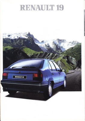 Renault 19 -esite, 1989