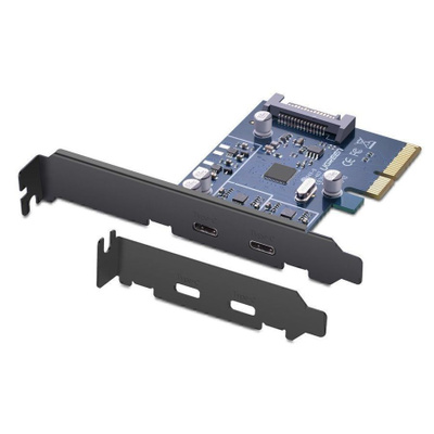 PCI-E Express to 2 USB 3.1 Type-C Port Expansion Card