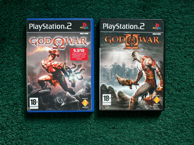 God of War I ja II Playstation 2 pelit