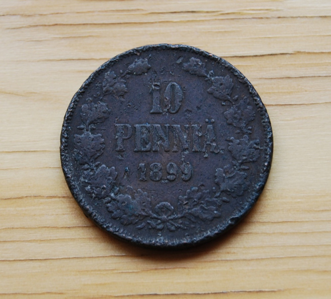 10 Penniä 1899 Nikolai II