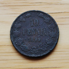 10 Penniä 1899 Nikolai II - pikkukuva 1