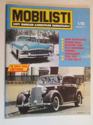 MOBILISTI LEHTI 1 /1985 SIS.LUETTELO KUVA 3