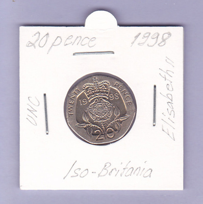 Iso-Britania 20 Pence v.1998 KM#990