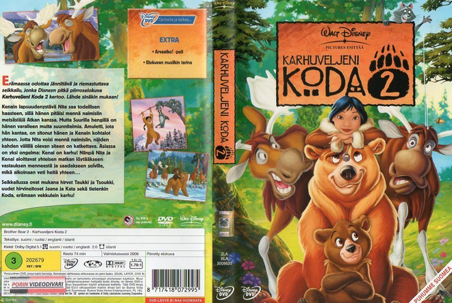 KARHUVELJENI KODA 2	(35 527)	k	-FI-	DVD			2006