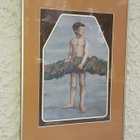 Hugo Simberg KÖYNNÖKSEN KANTAJA kehystetty kuva 61x41 - pikkukuva 1