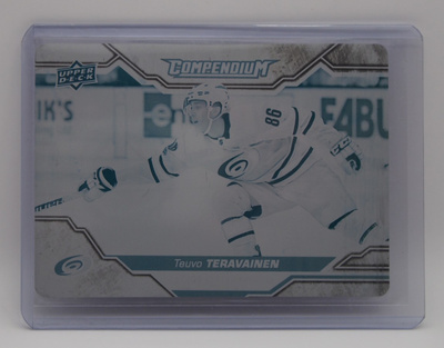 2018-19 Compendium Printing plate Teuvo Teräväinen