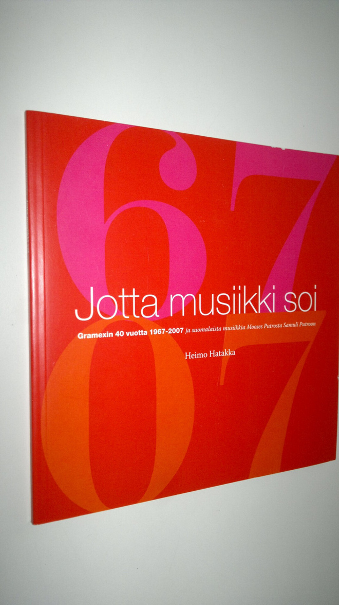Heimo Hatakka : Jotta musiikki soi : Gramexin 40 vuotta 1...