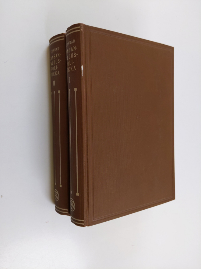 Johannes Conrad : Kansantalouspolitiikka 1-2