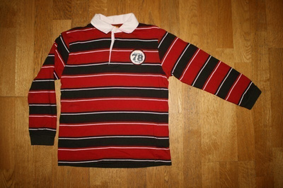 Mayoral puna-ruskea raidallinen rugbypaita 7 / 122