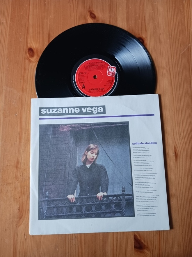 Suzanne Vega – Solitude Standing 10" ep orig -87 hieno