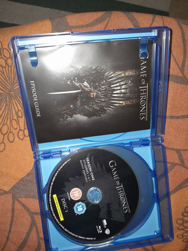 Game of thrones season 1 Blu ray