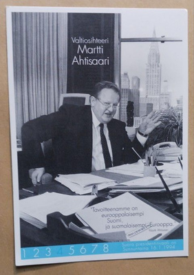 Martti Ahtisaari (presidentinvaalit 1994, nro 4), ei p.