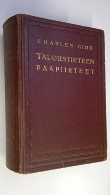 Charles Gide : Taloustieteen pääpiirteet
