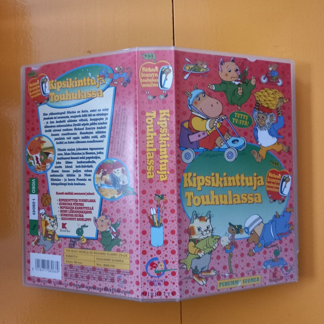 Kipsikinttuja Touhulassa [VHS] Richard Scarry