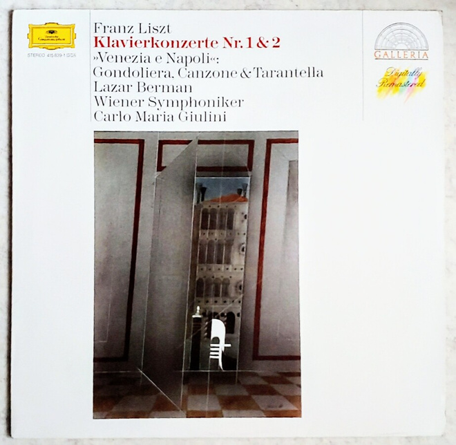 LISZT • BERMAN • GIULINI: Pianokonsertot 1 & 2 – RM LP 1986