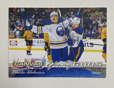 Konsta Helenius 26-27 Upper Deck #C-106 Canvas Young Guns