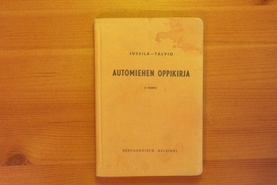 Jussila-Talvio.Automiehen oppikirja.2.P.1957.Sid.Hyvä.