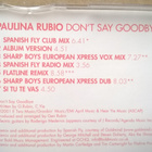 Paulina Rubio - Don´t Say Goodbye CDS - pikkukuva 3