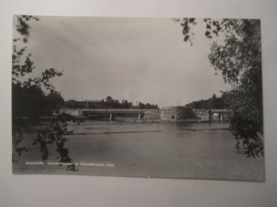 VANHA Postikortti Kajaani 1950-l  Alkup.Mallikappale