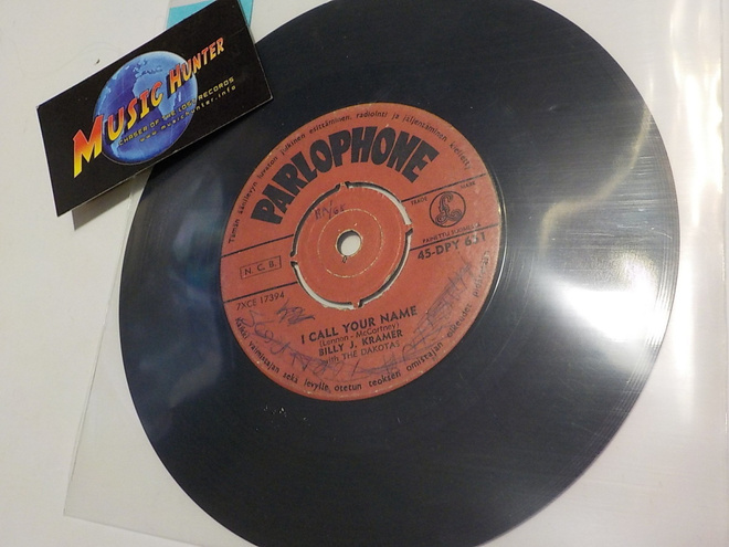 BILLY J. KRAMER  BAD TO ME / I CALL YOUR NAME 7'' SINGLE VG+