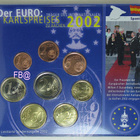 2001 ESPANJA 1c- 2euro Karlspreises BU setti - pikkukuva 2