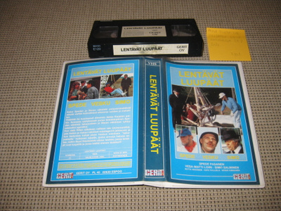 Lentävät Luupäät-VHS (FIx, Gerit Oy, Spede, Vesku ja Simo)