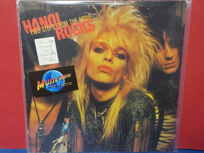 HANOI ROCKS - TWO STEPS FROM THE MOVE FIN PRESS M-/EX LP