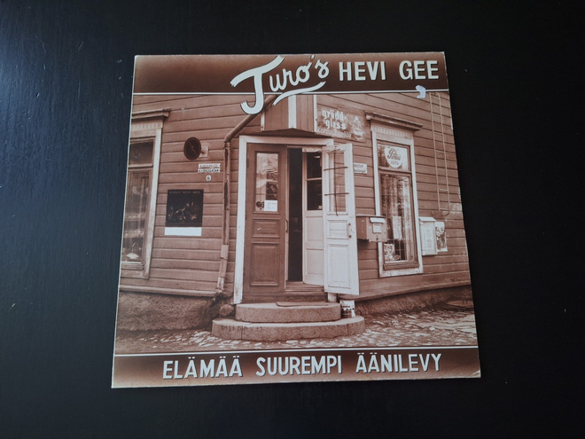 TURO'S HEVI GEE - ELÄMÄÄ SUUREMPI ÄÄNILEVY . LP
