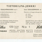 Purkkakuva Hellas TIETOKILPA-Jenkki n:o 1 Iskelmämusiikki. - pikkukuva 2