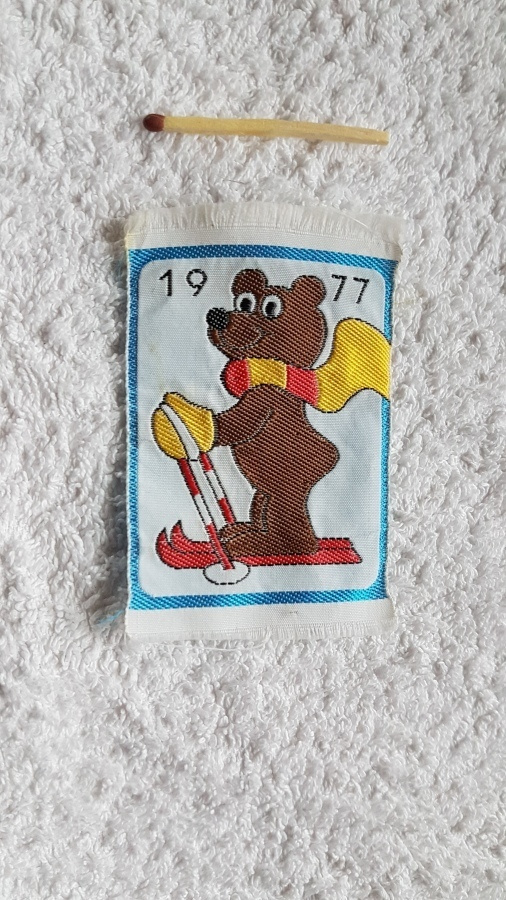 Hiihtomerkki kangasmerkki 1977