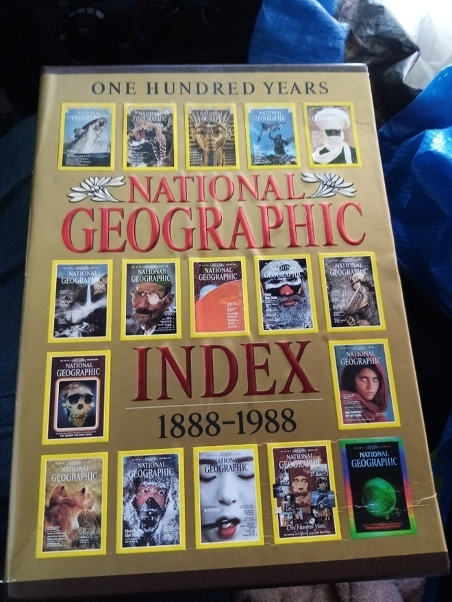 NATIONAL GEOGRAPHIC INDEX 1888-1988