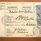1925 Kangasala osoitekortti Haminan RUKeen - pikkukuva 1