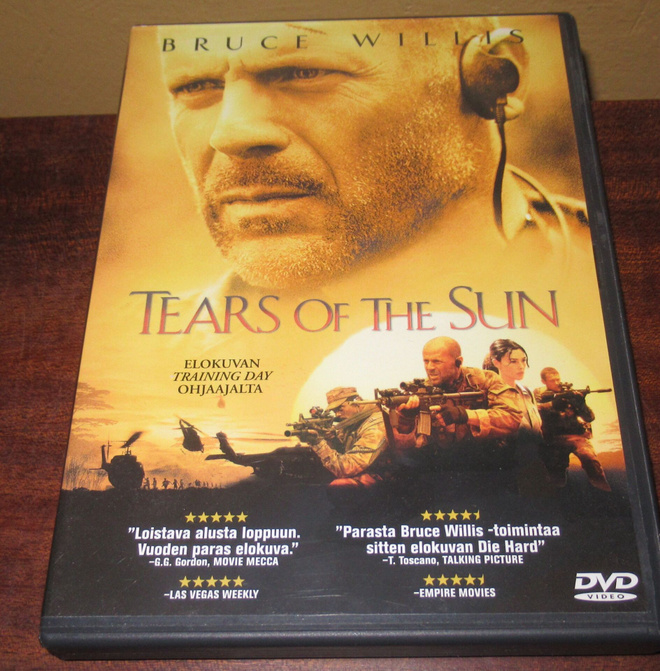Tears of the sun  (Bruce Willis)  Toiminta dvd