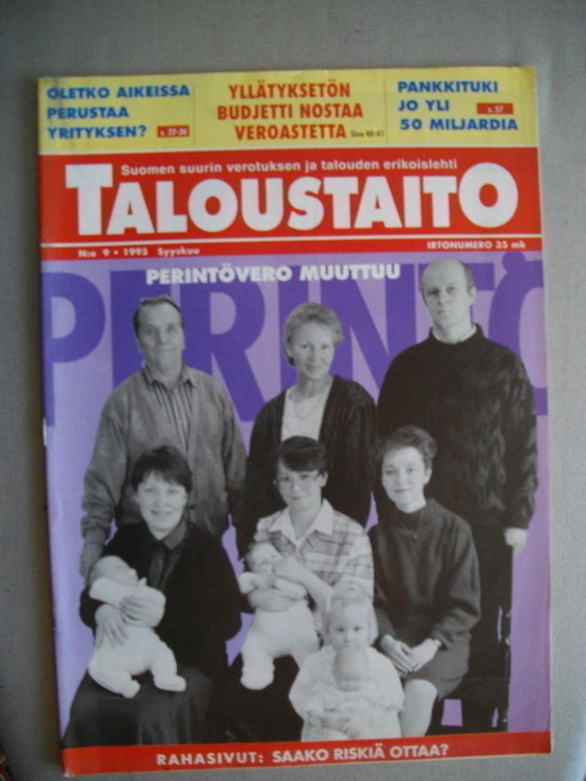 Taloustaito Nro 9/1995 (11.11)