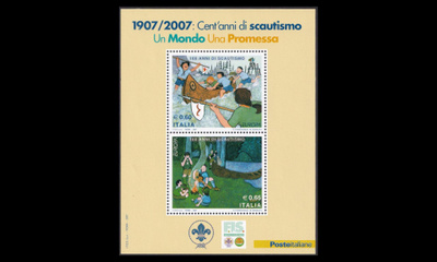 Italia 3176-7BL39 ** Europa partio (2007)