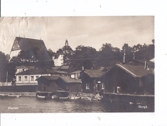 VANHA Postikortti Porvoo 1920-l