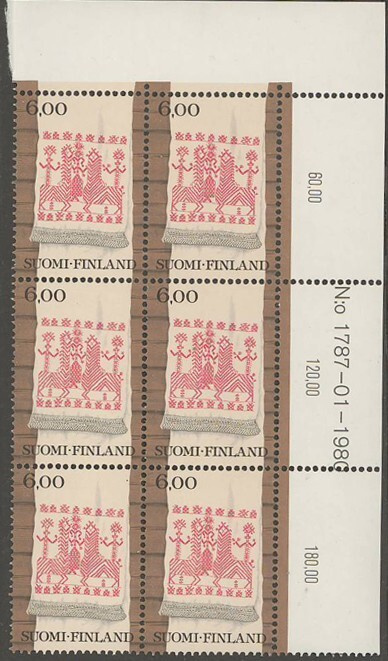 1980 6 mk käs´paikka nro-6lo 1787 ++