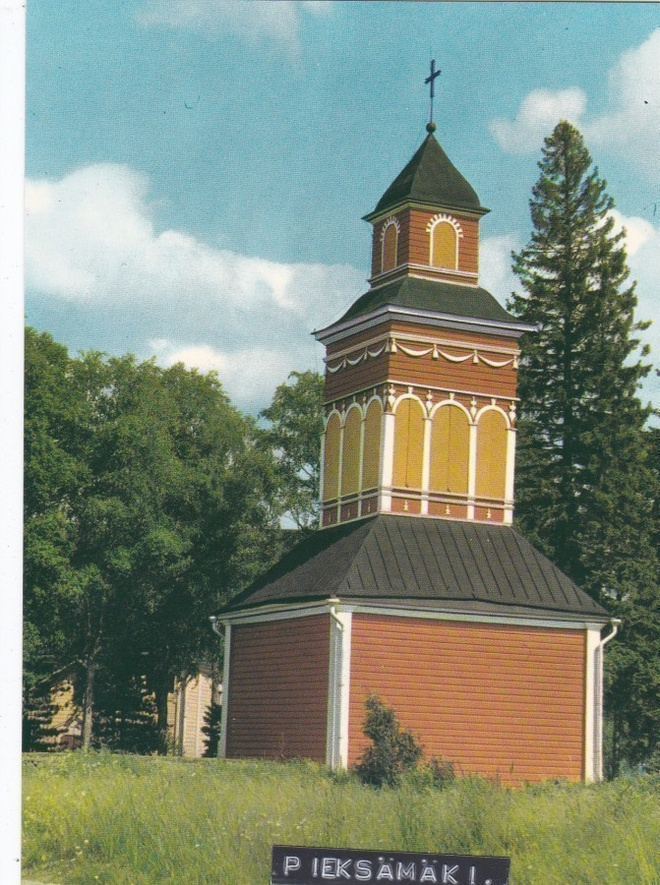 KIRKKOKORTTI - PIEKSÄMÄEN VANHAN KIRKON KELLOTAPULI - 1/1