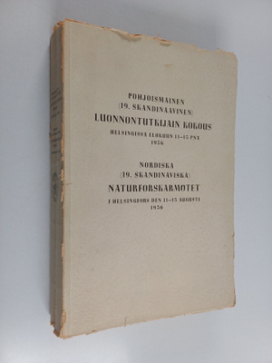 Pohjoismainen (19. Skandinaavinen) lunnontutkijain kokous...