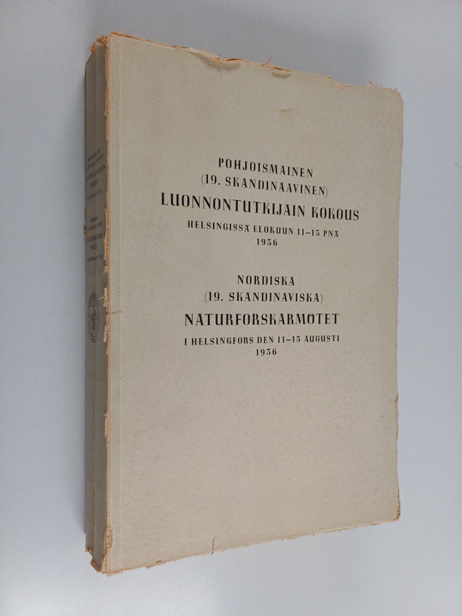 Pohjoismainen (19. Skandinaavinen) lunnontutkijain kokous...