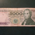 POLAND 5000 ZLOTYCH 1982  (K15-S127) - pikkukuva 1