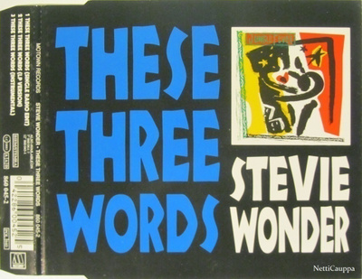 Stevie Wonder • These Three Words CD-Single