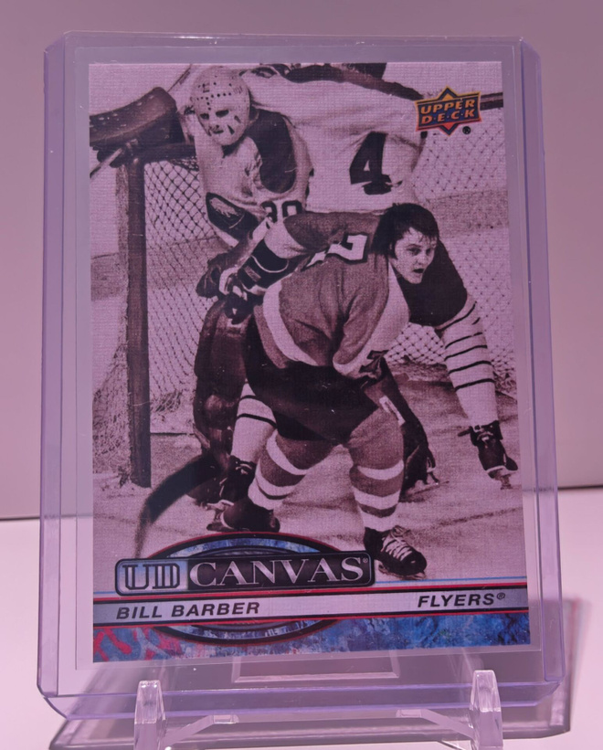 Bill Barber UD Canvas Legends Philadelphia Flyers