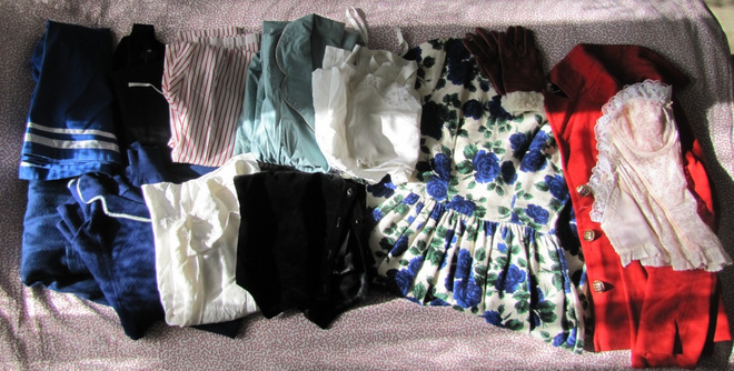VINTAGE-asustepaketti S-kokoiselle, 14 asustetta