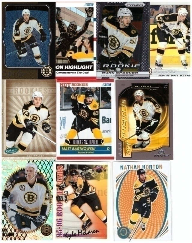 10 x BOSTON BRUINS Erikois/Parallel RC ym. kortteja